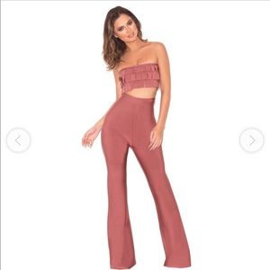 House Of CB DESEA ANTIQUE BANDAGE TWO PIECE TROUSER SET